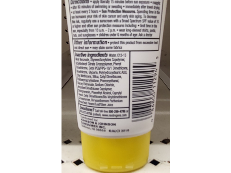 Neutrogena Sheer Zinc Kids Mineral Sunscreen, Tear Free, SPF 50+, 3 fl oz/88 mL