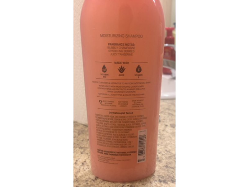Bath & Body Works Moisturizing Shampoo, Champagne Toast, 16 fl oz/473 mL