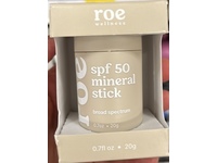 Roe Wellness Mineral Sunscreen Stick, SPF 50, 0.7 oz/20 g - thumbnail 2