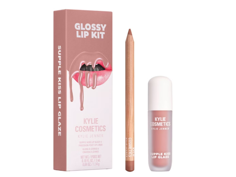 Kylie Cosmetics Glossy Lip Kit, Coconut,