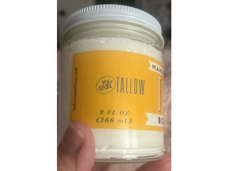Lady May Tallow Manuka Honey Body Butter, 9 fl oz/266 mL