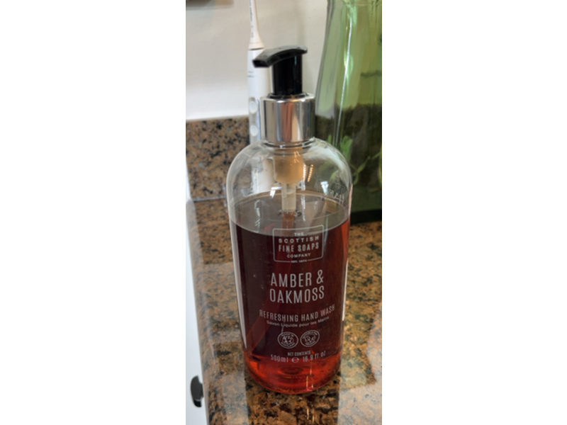 The Scottish Fine Soap Comapny Amber & Oakmoss Refreshing Hand Wash, 16.9 fl oz/500 mL