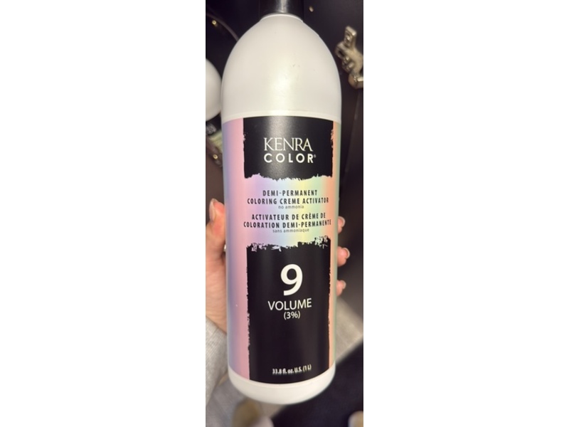 Kenra Color Demi - Permanent Coloring Creme Activator, 9 Volume (3%), 33.8 fl oz/1 L
