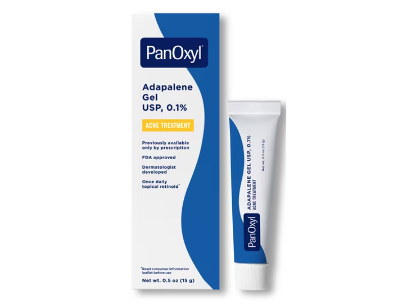 PanOxyl Acne Treatment, Adapalene Gel 0.1%, 0.5 oz/15 g