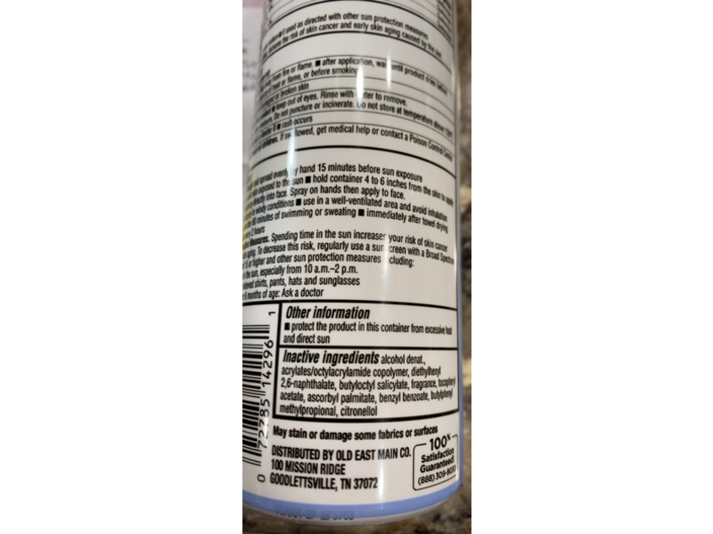 Studio Selection Sheer Touch Sunscreen Mist, SPF 100, 5.5 oz/156 g