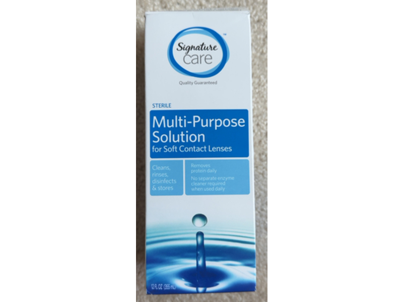 Signature Care Multipurpose Solution, 12 fl oz/355 mL