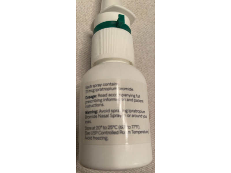 Ipratropium Bromide Nasal Solution/Spray, 0.03 %, Hikma, (Rx)