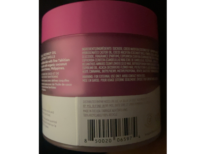 Kopari Exfoliating Crush Scrub, 8 fl oz/236 mL