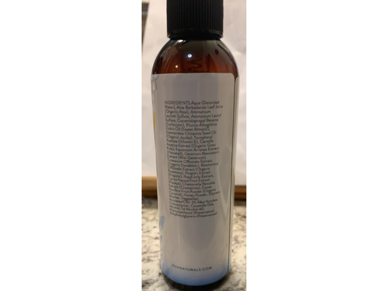 Eva Naturals Hydrating Foaming Cleanser, Coconut Milk + Honey, 6 oz