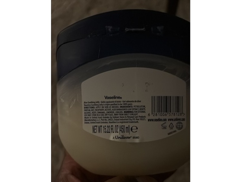 Vaseline After Sun Moisturiser, Aloe Soothing Jelly, 15.22 fl oz/450 mL