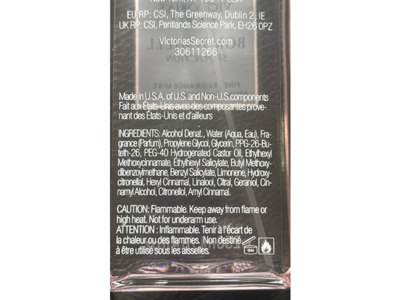 Victoria's Secret Fine Fragrance Mist, Bombshell Seduction, 8.4 fl oz/250mL