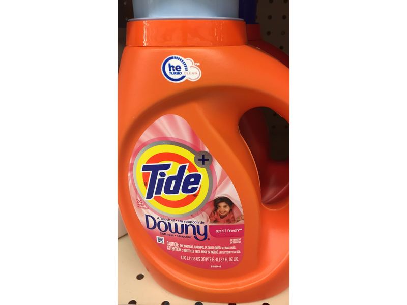 Tide Downy Detergent, April Fresh, 24 Loads, 37 fl oz/1.09 L