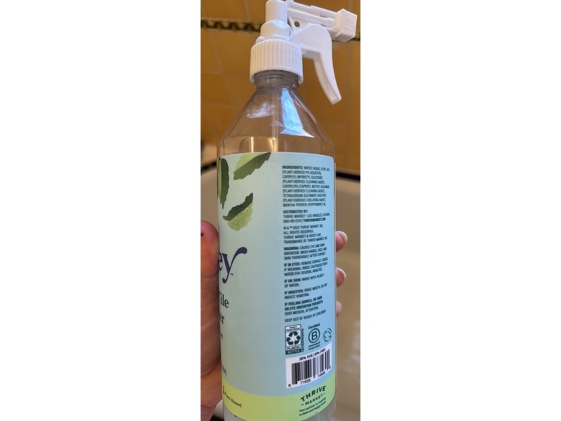Rosey Tub & Tile Cleaner, Peppermint, 22 fl oz/650 mL