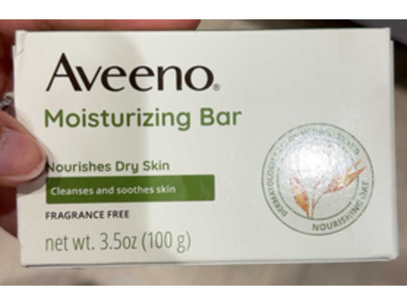 Aveeno Moisturizing Bar, Nourishing Oat, 3.5 oz/100 g