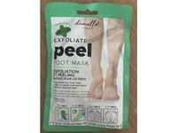 Danielle Creations Exfoliate & Peel Foot Mask, Mint, 0.56 oz/16 g, 2 Count - thumbnail 2