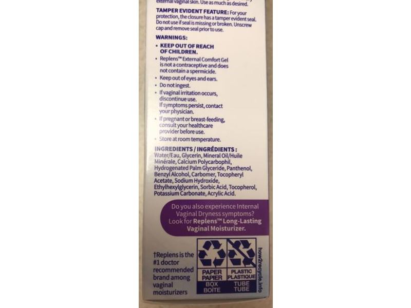 Replens Moisture Restore External Comfort Gel, 42.5 g