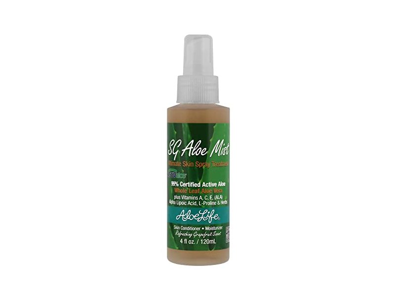 Aloe Life SG Aloe Mist Gel, Aloe Vera, 4 fl oz/120 mL