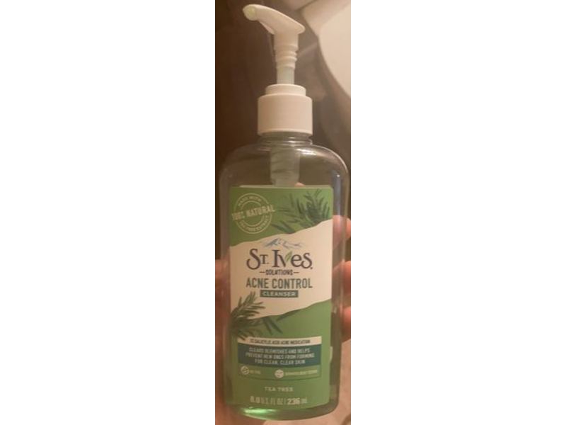 St. Ives Acne Control Cleanser, Tea Tree, 8 fl oz/236 mL