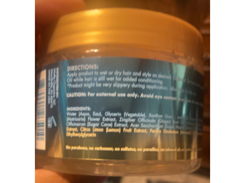 Mielle MoistureRX Moisturizing Styling Gel, Hawaiian Ginger, 12 oz/340 g