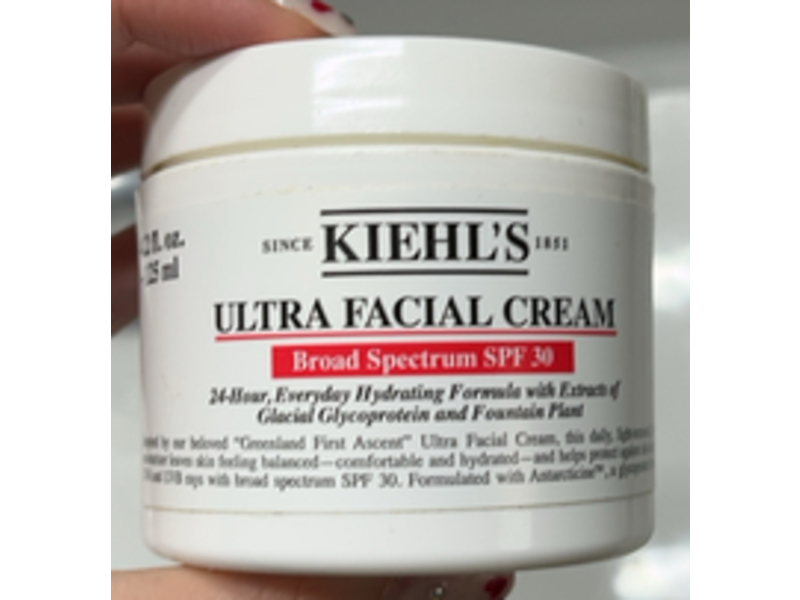 Kiehl's Ultra Facial Sunscreen Cream, SPF 30, 4.2 fl oz/125 mL