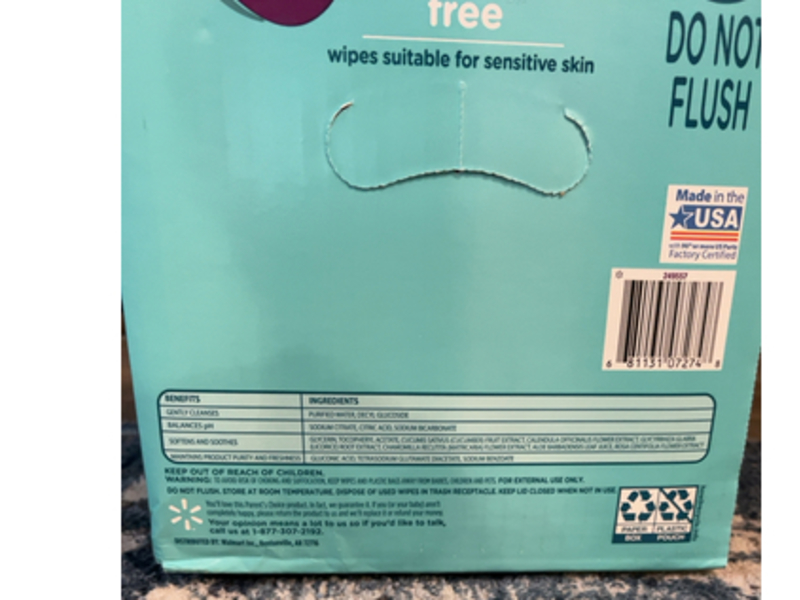 Parent's Choice Gentle Clean Baby Wipes, 900 Count