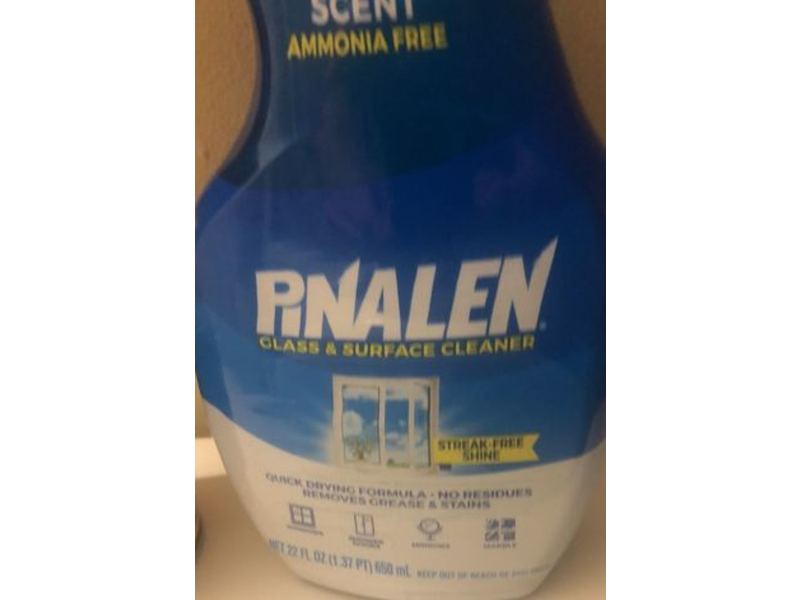 Pinalen Glass & Surface Cleaner, Spreak Free Shine, 650 mL