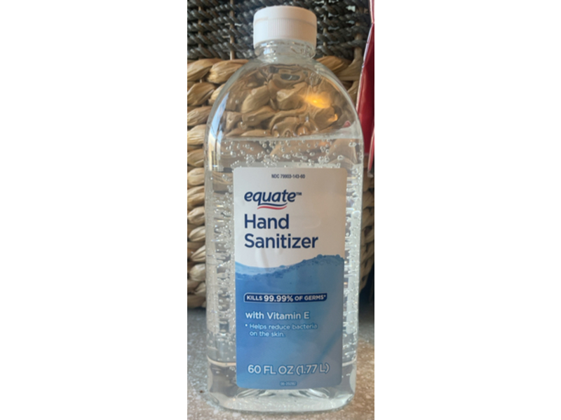 Equate Hand Sanitizer, Vitamin E, 60 fl oz