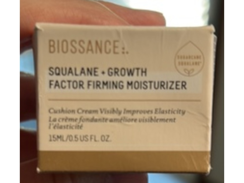 Biossance Factor Firming Moisturizer, Squalene + Growth, 0.5 fl oz/15 mL