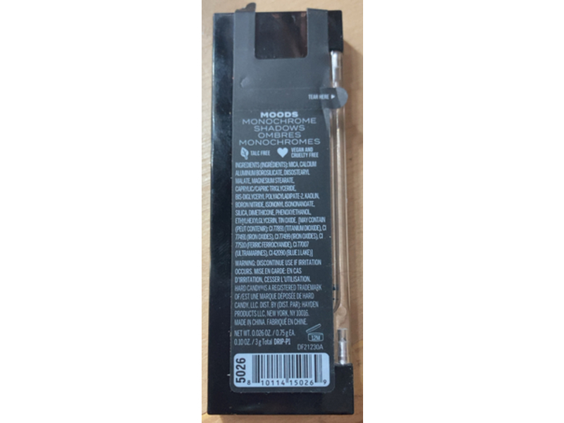 Hard Candy Moods Monochrome Shadow, Drip, 0,026 oz/0.75 g