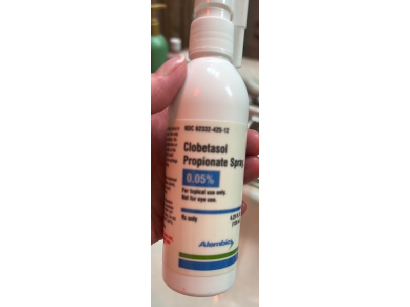 Clobetasol Propionate Spray 0.05%, 4.25 fl oz/125 mL, Alembic (RX)