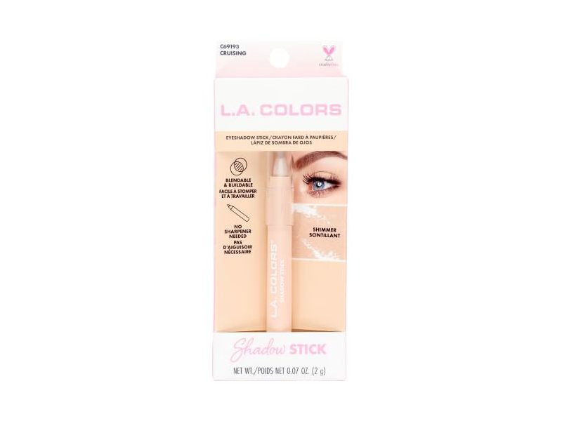 LA Colors Eyeshadow Stick & Eyeliner, Cruising, 0.07 oz/2 g