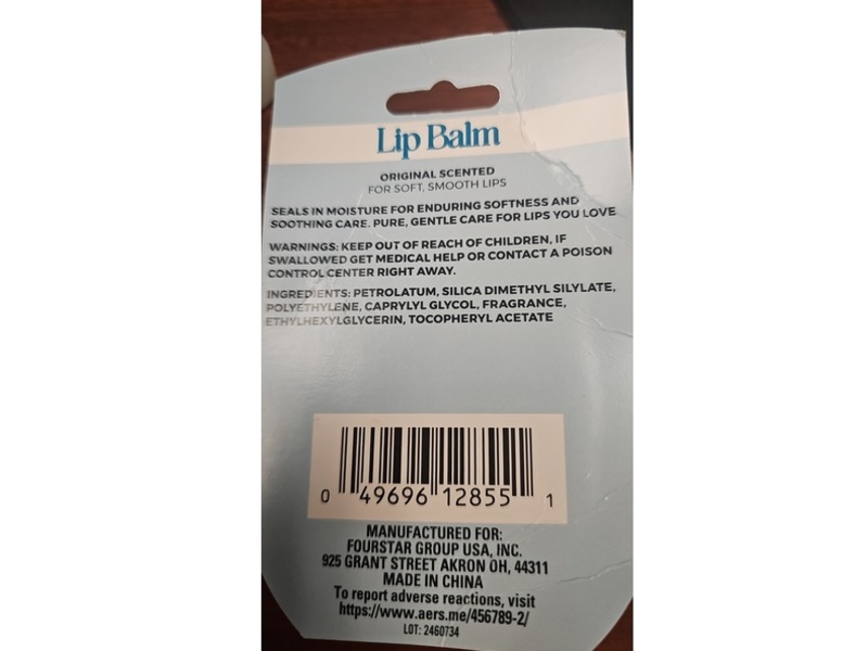 B-Pure Purely Smooth Lip Balm, 0.25 oz/7 g