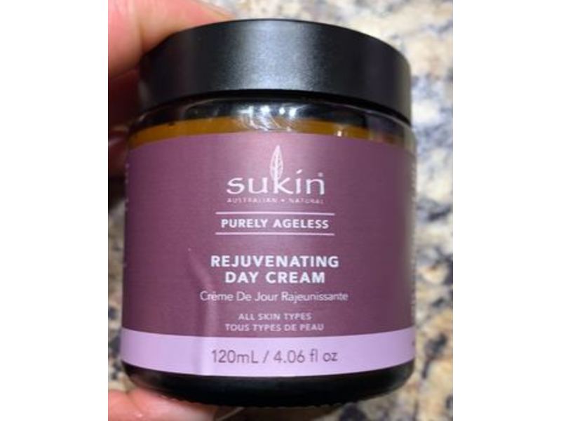 Sukin Purely Ageless Rejuvenate Day Cream, 4.06 fl oz/120 mL