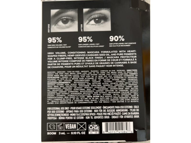 Milk Makeup Kush High Volume Mascara, Blackest Black, 0.10 fl oz/3 mL