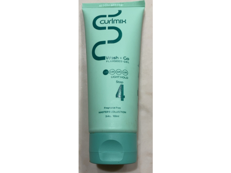 CurlMix Wash + Go Curly Hair, Light Hold, Step 4, 3.4 oz/100 mL