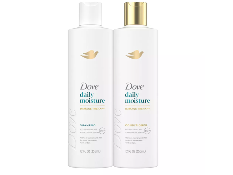 Dove Daily Moisture Damage Therapy Shampoo & Conditioner Duo, 12 fl oz/355 mL