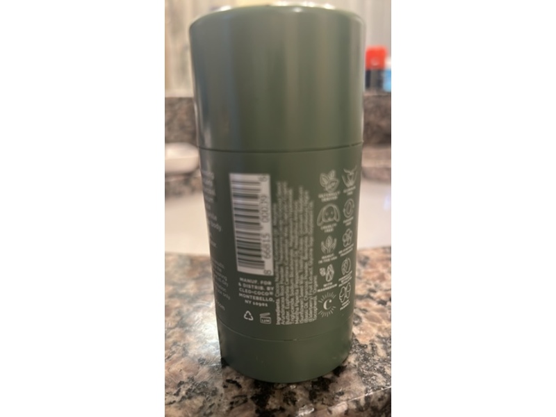 Cleo + Coco Natural Deodorant, Basil Mint, 2.2 oz/62 g