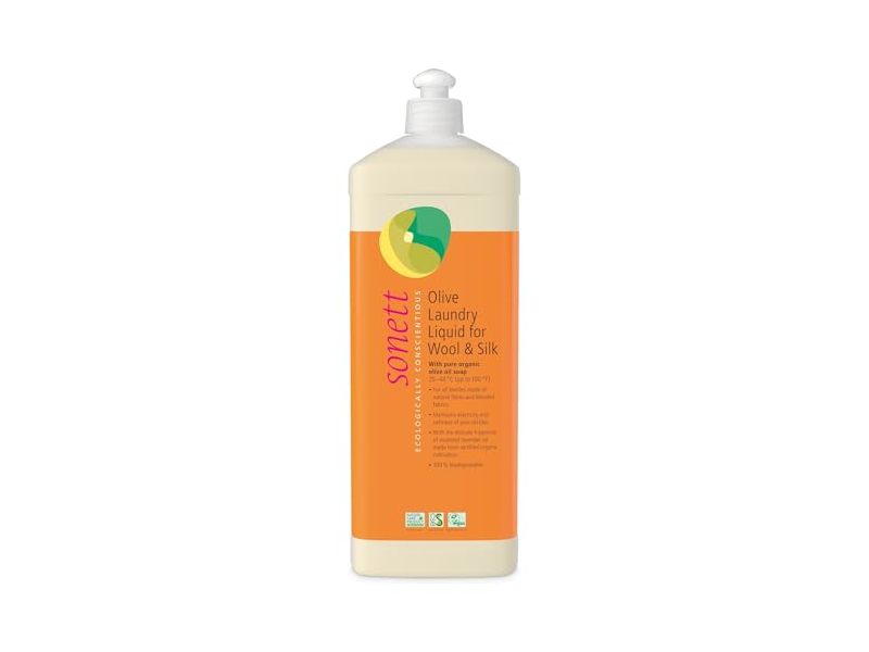 Sonett Laundry Liquid , Olive, 34 oz/1 L