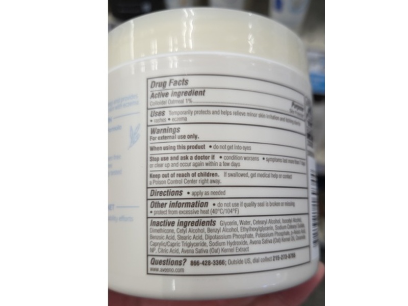 Aveeno Eczema Therapy Nighttime Itch Relief Cream, 11 oz/312 g