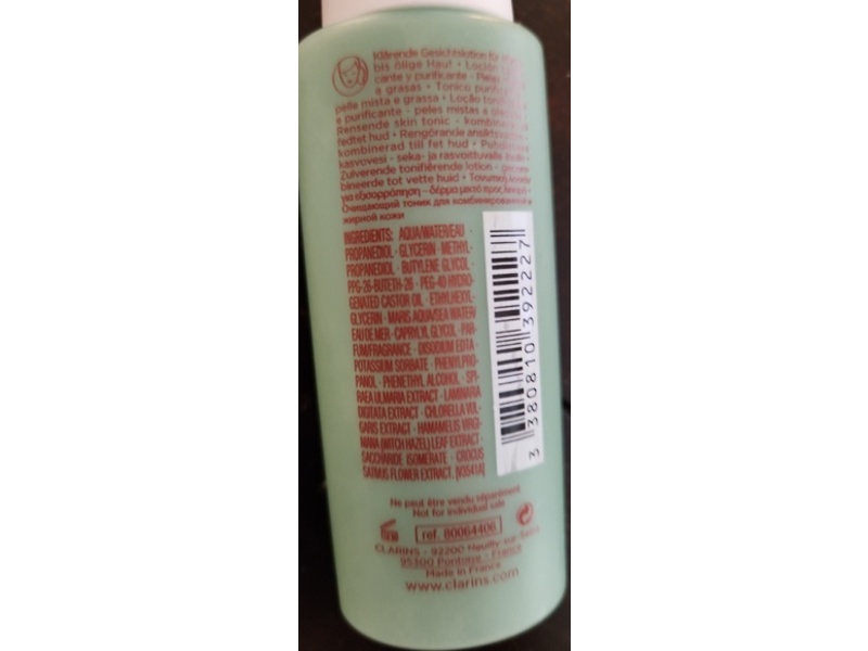 Clarins Purifying Toning Lotion, 1.6 fl oz/50 mL