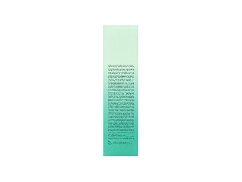 Nature Republic Aqua Super Aqua Max Watery Emulsion, 5.07 fl oz/150 mL
