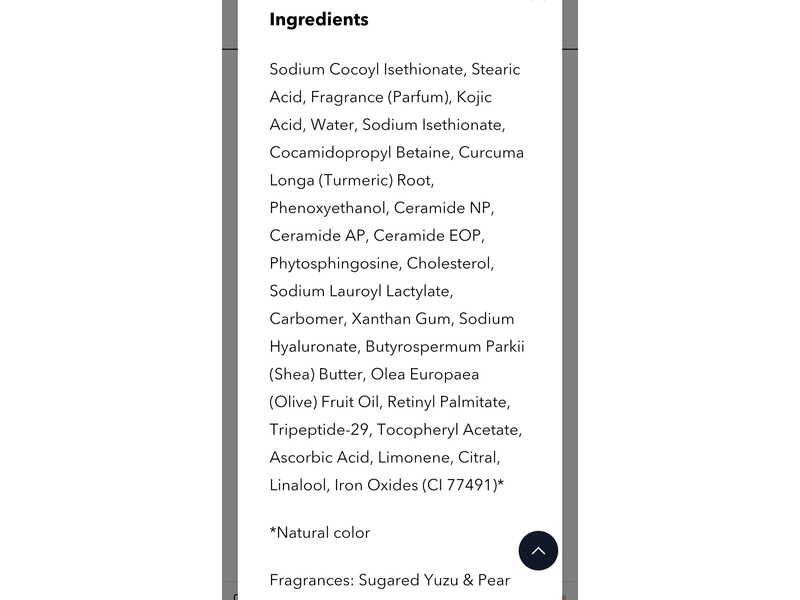 Kitsch Kojic Acid Soap Face & Body Wash, Brightening, 4 fl oz/114 g