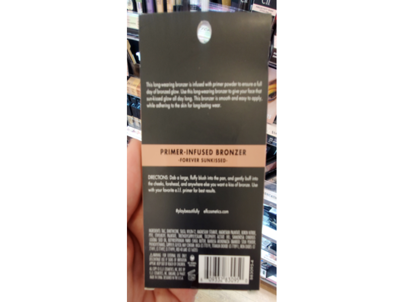 e.l.f. Primer Infused Bronzer, Forever Sunkissed, 0.35 oz/10 g