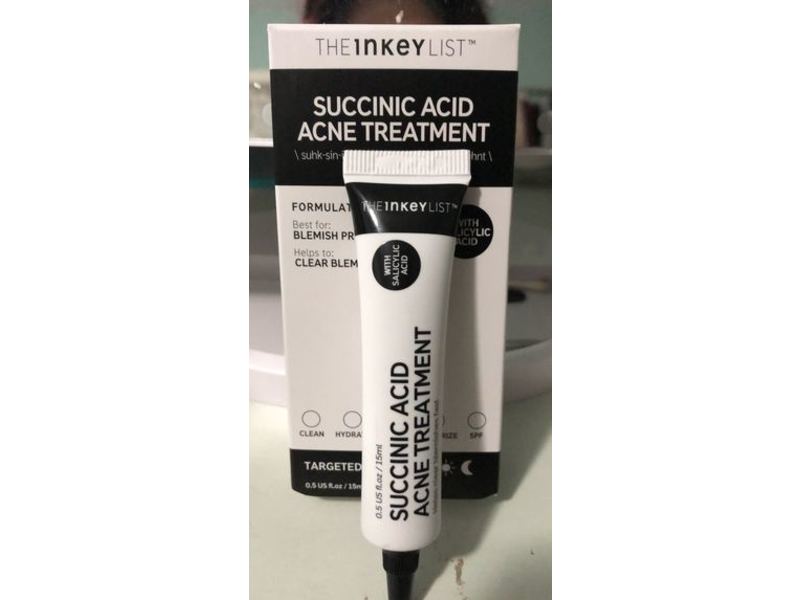 The Inkey List Succinic Acid Acne Treatment, 0.5 fl oz/15 mL