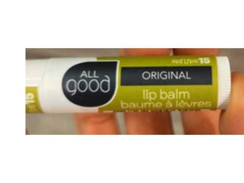 All Good Original Lip Balm, SPF 15, 0.15 oz