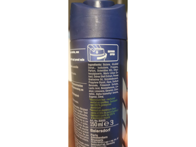 Nivea Men Deodorant Spray, Fresh Active, 150 mL