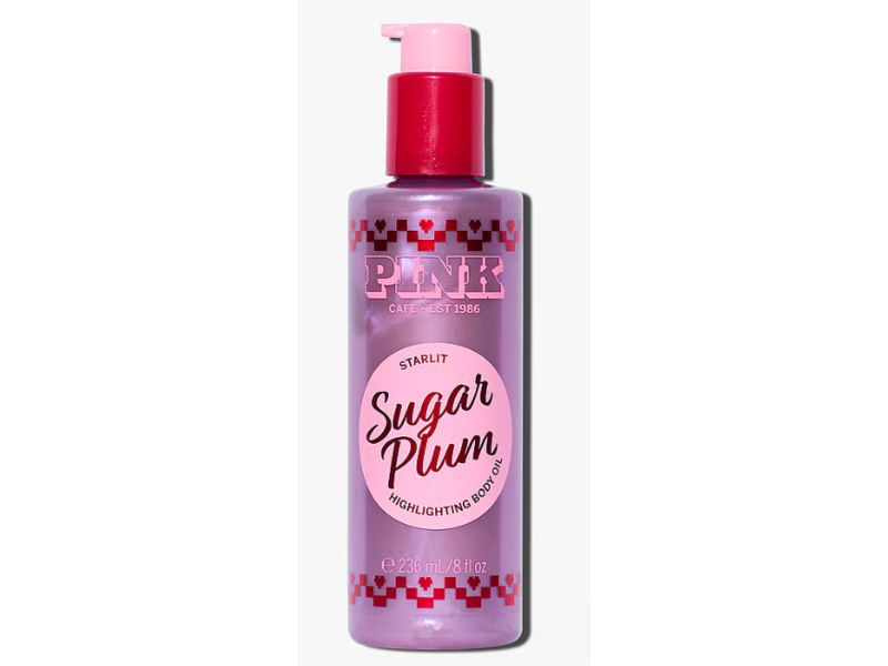 Victoria's Secret Highlighting Body Oil, Sugar Plum, 8 fl oz/236 mL