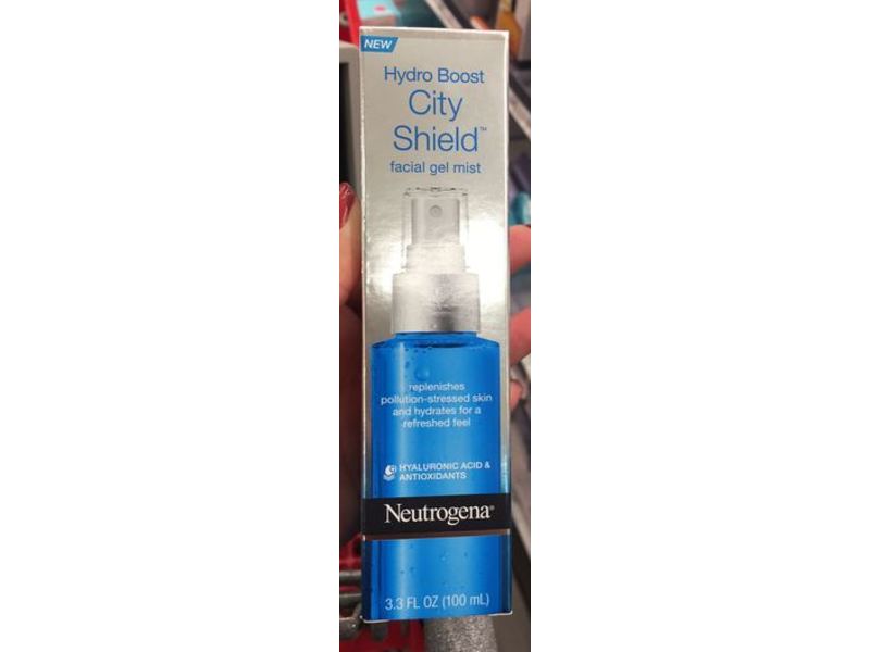 Neutrogena Hydro Boost City Shield Replenishing Facial Gel Mist, 3.3 fl oz/100 mL