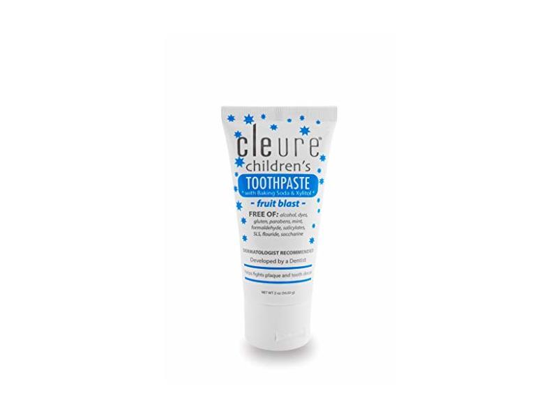 Cleure Children's Toothpaste, Fruit Blast, 2 oz/56.69 g.