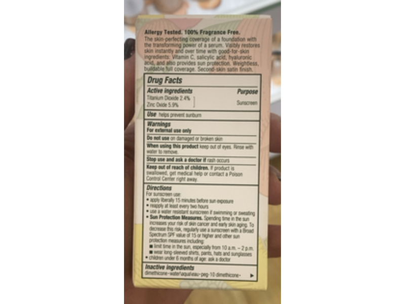 Clinique Even Better Clinical Serum Foundation, SPF 25, WN 12 Meringue, 1 fl oz/30 mL